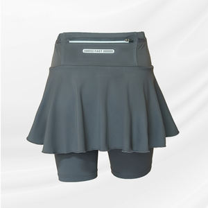 Leggings ligeros con falda diseñados para la danza con secado rápido y secado rápido - Product Image 1