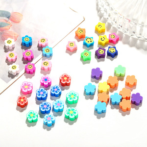 ลูกปัดดินโพลิเมอร์รูปหัวใจ ดอกไม้ ดาว หลากสี สำหรับทำเครื่องประดับ DIY สร้อยข้อมือ สร้อยคอ - Product Image 4
