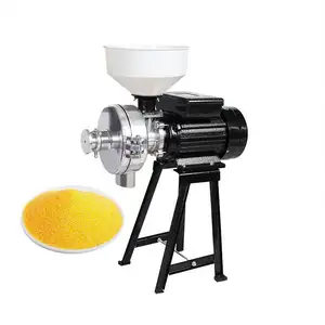 Grain and dry food grinding machine for commercial Small Electric wet or dry grain grinder rice mill machinery price for home