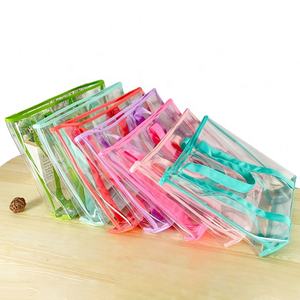 Sacs de shopping en PVC transparent de qualité supérieure, écologiques, en gros, imperméables, avec logo imprimé personnalisé - Product Image 1