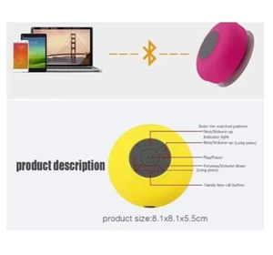 Dropshipping sản phẩm 2025 shopify BT06 New Bass Shower <span class=keywords><strong>mini</strong></span> xách tay không thấm nước loa không dây BT loa với dòng phí - Product Image 2