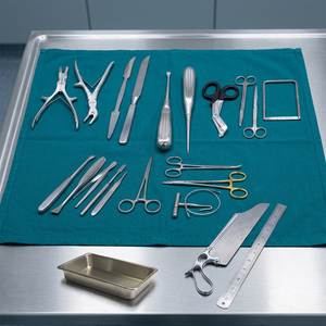 Odontomed 2011 – Kit d'instruments chirurgicaux d'amputation en acier inoxydable à alimentation manuelle, stérilisé à haute température, Classe I MOL CE - Product Image 3