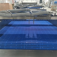 Machine de séchage de tambour automatique LWT personnalisée, contrôlée par PLC, avec moteur, pour la transformation alimentaire des fruits et légumes en sacs