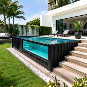 Installation facile, <span class=keywords><strong>piscine</strong></span> modulaire en <span class=keywords><strong>acier</strong></span> pour conteneur maritime, 20 pieds, installation rapide - Product Image 2