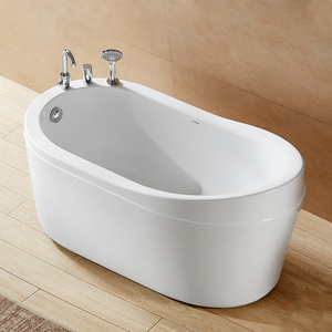 KMRY Baignoire moderne <span class=keywords><strong>en</strong></span> acrylique personnalisée Petite baignoire <span class=keywords><strong>spa</strong></span> autoportante pour la maison et l'hôtel Conception ovale ronde - Product Image 3