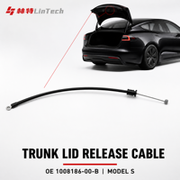 Câble de déverrouillage du coffre LinTech pour Tesla Model S 1008186-00-B, remplacement direct OE, accessoires automobiles, vente en gros