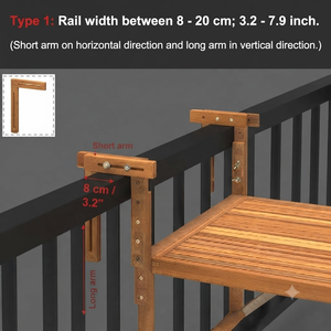 STOCKHOLM Balcony <b>Table</b> Multiple Colors For Apartment Balconies & Outdoor Use Foldable Function OEM/ODM Service - Product Image 6