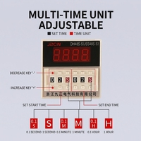 Chronomètre industriel avec alarme, cycle de synchronisation, rappel de temps de travail, affichage sonore et visuel, stroboscopique rotatif lumineux 120 dB
