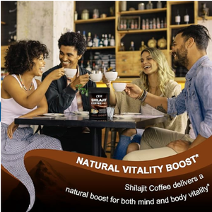 OEM 9 in 1 Himalaya natürliches reines Shilajit-Kaffeepulver mit energetisie renden Pilzex trakten <span class=keywords><strong>Guarana</strong></span> Chaga Cordyces Ashwagandha - Product Image 6