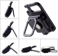 Lampe de travail LED haute luminosité, portable, rechargeable par USB, torche COB, mini lampe torche à aimant avec porte-clés et outils de réparation