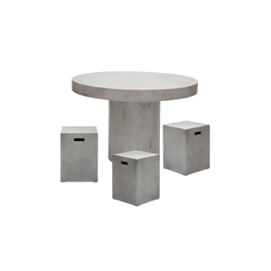 ชุดโต๊ะรับประทานอาหารคอนกรีตแบบกำหนดเอง OEM รูปทรงสี่เหลี่ยมผืนผ้าขนาดใหญ่ โต๊ะซีเมนต์น้ำหนักเบา สำหรับโครงการร้านอาหารและธุรกิจบริการ - Product Image 1