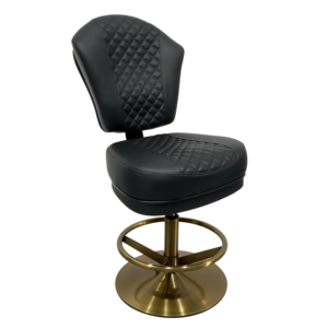 Ghế chơi bài da cao cấp hiện đại, chất lượng cao, dùng cho thương mại, có đế kim loại điều chỉnh được, thích hợp cho nhà hàng và phòng tập thể dục - Product Image 2