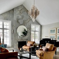 Lustre en verre de Murano, luminaires suspendus, lampes de luxe, éclairage pour salon