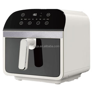 Friteuse à air visible 6L 1350W avec tube chauffant en fibre de carbone, écran tactile numérique incliné, 12 préréglages, 40-200°C, four intelligent, prix usine - Product Image 5