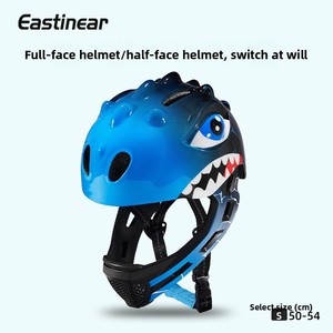 Nuevo Casco de Ciclismo Infantil con Diseño de Dinosaurio de Dibujos Animados, Protección Facial Completa <span class=keywords><strong>para</strong></span> Ciclismo, Patinaje de Velocidad, Patinaje sobre Ruedas y <span class=keywords><strong>Bicicleta</strong></span> de Equilibrio - Product Image 2