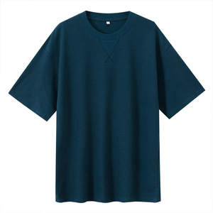 Camiseta Oversize de Algodón Liso de Alta Calidad con Logotipo Personalizado, Multicolor, Cómoda, Corte Relajado, Camiseta de Peso Pesado - Product Image 3