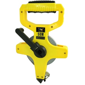 Outil de mesure, ruban à mesurer en fibre de verre, ruban à mesurer en acier long, ingénieur, 100 m, utilisation pour l'aménagement paysager, la construction, la topographie - Product Image 1