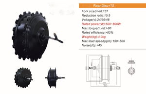 Hai Bước Decolation Internal Rotating Geared 48V 750W Brushless Dc Động Cơ Điện Cho Xe Đạp - Product Image 4