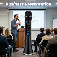 Microphone sans fil professionnel pour studio, système de sonorisation puissant pour karaoké et événements festifs