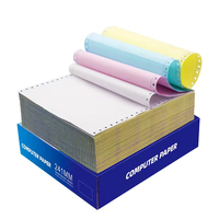 Papier autocopiant NCR 3 plis de marque BAIXIN, feuilles continues pour ordinateur, pâte à papier vierge de haute qualité, 1000 feuilles/boîte pour factures