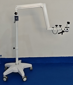 Microscope opératoire <span class=keywords><strong>binoculaire</strong></span> sur pied pour hôpital, grossissement 3X-12X, microscope opératoire ophtalmique mobile - Product Image 6