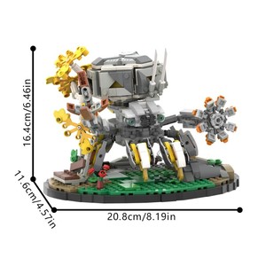 Funbuild Transport Class Machine Shellwalker con Base Horizon Blocks Game Figure Mech Monster Model Building Block - Product Image 3