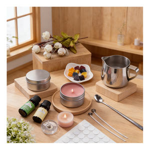 Support résistant à la chaleur pour pot d'échantillon de luxe, pour remplissage de cire parfumée, pour programme de présentation et d'évaluation de vente au détail, Global Deluxe - Product Image 4