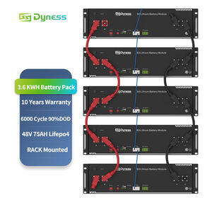 En stock <span class=keywords><strong>Dyness</strong></span> <span class=keywords><strong>B3</strong></span> 48V 75ah Li Ion Montado en Rack LiFePO4 batería de litio 6000 ciclo profundo 3.6kwh sistema de energía doméstica - Product Image 1