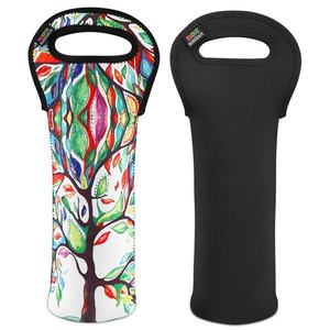 Venta al por mayor de enfriadores de latas personalizados OEM/ODM, fundas de neopreno de 3mm y 5mm para botellas de vino y cerveza - Product Image 1