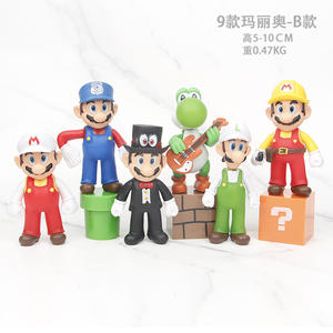 เมแกน 3D การ์ตูน พีวีซี มาริโอ บราเธอร์ส แอคชั่น ฟิกเกอร์ ของเล่นเกม เจ้าหญิงกับมาริโอ - Product Image 4
