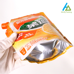 Minfly In Ấn Kỹ Thuật Số Tùy Chỉnh Nhựa Đứng Lên Điền Lỏng 30Ml 200Ml 250Ml Sữa Nước Ép Dầu Gội Đồ Uống Niêm Phong <span class=keywords><strong>Spout</strong></span> <span class=keywords><strong>Pouch</strong></span> - Product Image 2