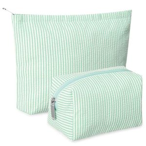 Ensemble de trousses de toilette en velours côtelé, plusieurs tailles, pochette à fermeture éclair, trousse de maquillage portable, résistante à l'usure, sac de rangement de voyage pour cosmétiques - Product Image 1