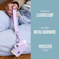 Kustom dedikasi poliester desain baru dompet Lip Gloss pria pita ukur perempuan campuran tali kain poli mode liontin jimat