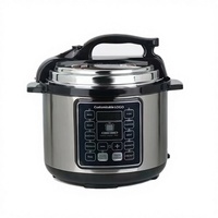 Autocuiseur Électrique Transfrontalier 6L Grande Capacité, Cuve Intérieure en Alliage d'Aluminium, Contrôle Entièrement Automatique, Écran LCD, 8+ Vitesses