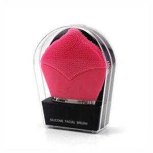 Brosse nettoyante pour le visage en silicone imperméable, rechargeable par USB, exfoliant pour un nettoyage en profondeur, nettoyeur de pores pour le visage et le corps - Product Image 2