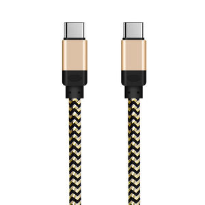 DDP USA <span class=keywords><strong>1M</strong></span> 60W Cable cargador trenzado <span class=keywords><strong>USB</strong></span> C a <span class=keywords><strong>USB</strong></span> C 60W Cable de datos de carga rápida para iPhone 17 16 15 Cable <span class=keywords><strong>USB</strong></span> C multicolor - Product Image 5