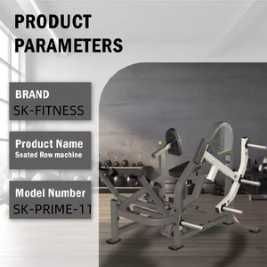 SK工厂低价3毫米厚商用健身器材背部锻炼坐姿排垂直划船机安全胸钢 - Product Image 2