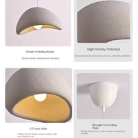 Luminaire suspendu JACKSUN de style japonais moderne Wabi Sabi, 3500K, lampe de plafond moderne pour salon, restaurant, maison d'hôtes