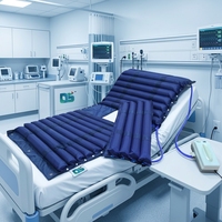 Matelas d'air médical pour lit d'hôpital, anti-escarres, gonflable, ultra-silencieux, avec pompe, en PVC tubulaire