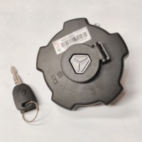 Pièces et accessoires pour camions Sinotruk CNHTC 13,5*13,5*8cm 0,5kg HOWO E7-N7 WG9525550501 Couvercle de serrure de porte à clé Bouchon de réservoir de carburant