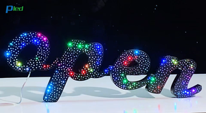 Individuelle Kanalbuchstaben LED-Hintergrundbeleuchtung RGB-Farbband Fernbedienung Ladenschild IP65 Wasserdicht Innen/Außen <span class=keywords><strong>PLED</strong></span> Marke - Product Image 3