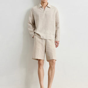 <span class=keywords><strong>Polo</strong></span> da uomo personalizzate OEM <span class=keywords><strong>camicia</strong></span> pendolare 100% <span class=keywords><strong>lino</strong></span> colletto Business Casual vacanza top fornitura all'ingrosso <span class=keywords><strong>di</strong></span> <span class=keywords><strong>Polo</strong></span> - Product Image 3