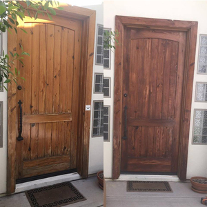 Porta d'Ingresso Optima in Legno Massello di Alta Gamma, Porta Principale Antieffrazione a <span class=keywords><strong>Doppia</strong></span> <span class=keywords><strong>Anta</strong></span> per Villa - Product Image 2