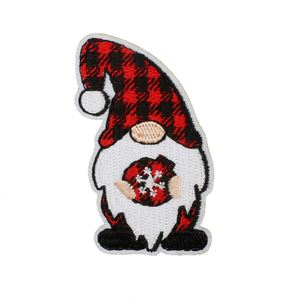 Parche Termoadhesivo Bordado de Reno Navideño con Guante y Diseño de Café, Rojo Mate a Cuadros, de Dibujos Animados Lindos para Decoración - Product Image 5