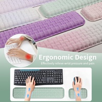 Tapis de souris ergonomique personnalisé avec repose-poignet en gel de silicone pour jeux, accessoires informatiques pour PC, bureau et maison