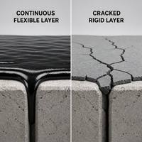 Peinture liquide auto-réparatrice écologique pour la réparation des fissures de toiture en béton, revêtement imperméable en caoutchouc asphalte non durcissant