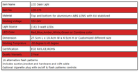 Barre lumineuse LED universelle pour tableau de bord, nouvelle fixation sur pare-brise avec matériau en aluminium pour tous les modèles de voitures