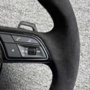 Volante de gamuza de alta demanda para Audi A3 A4 A5 <span class=keywords><strong>A6</strong></span> A7 A8 S3 S4 S5 S6 S7 S8 Q5 Q7 Q8 SQ7 SQ8 B8 B9 RS4 RS5 RS6 R8 T TT TTs - Product Image 5