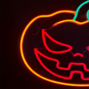 Fabbrica originale all'ingrosso personalizzato zucca demone segno di luce al Neon per la festa di Halloween soggiorno LED segno - Product Image 2