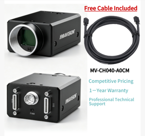 Caméra industrielle HIK ROBOT MV-CH040-A0CM, 4MP Mono, pour la numérisation de zone - Product Image 1